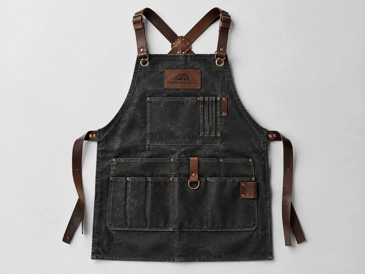 Tire Doctor Heavy-Duty Workshop Canvas Apron